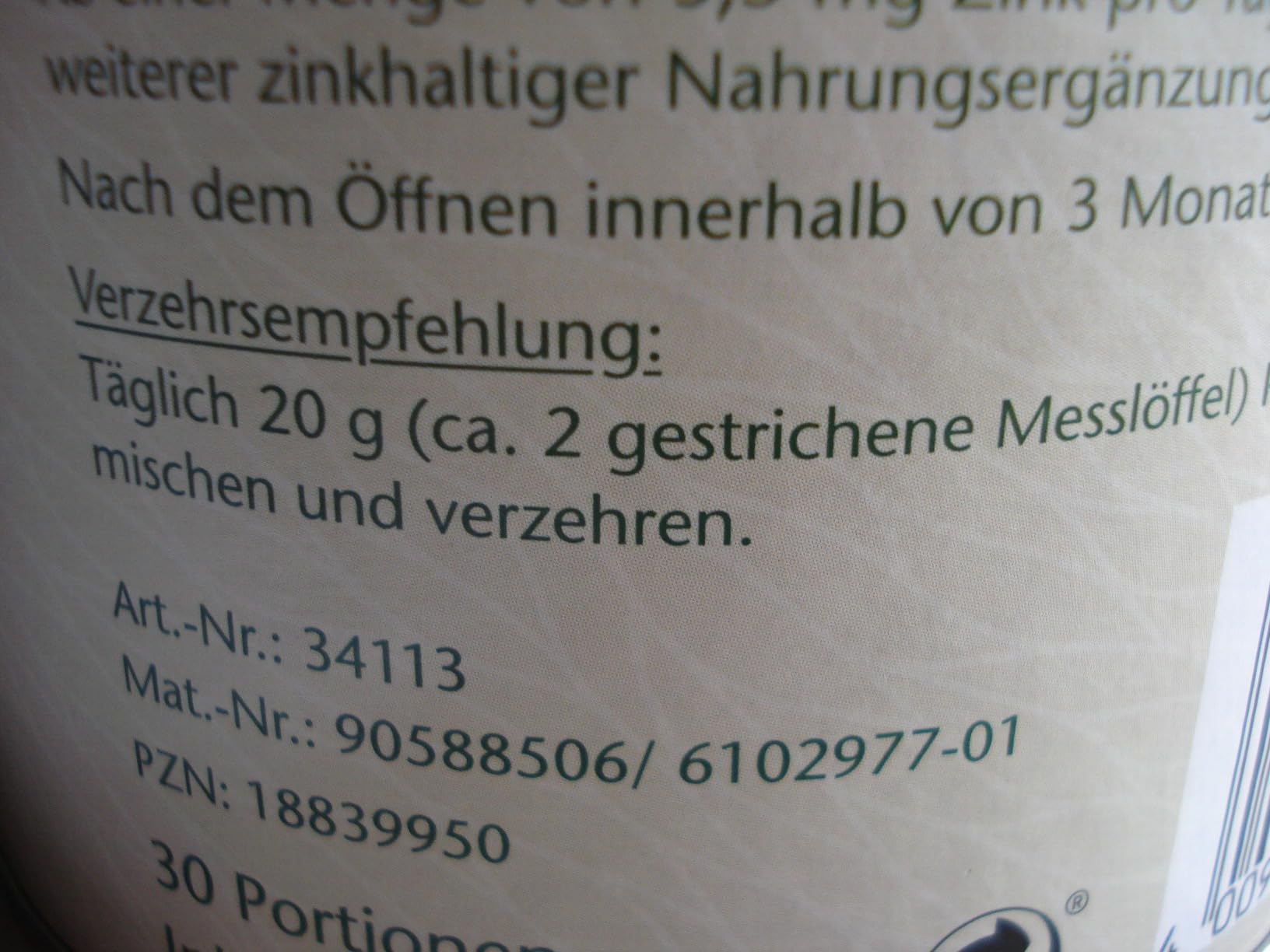 Gute Wirkung, starker Geschmack