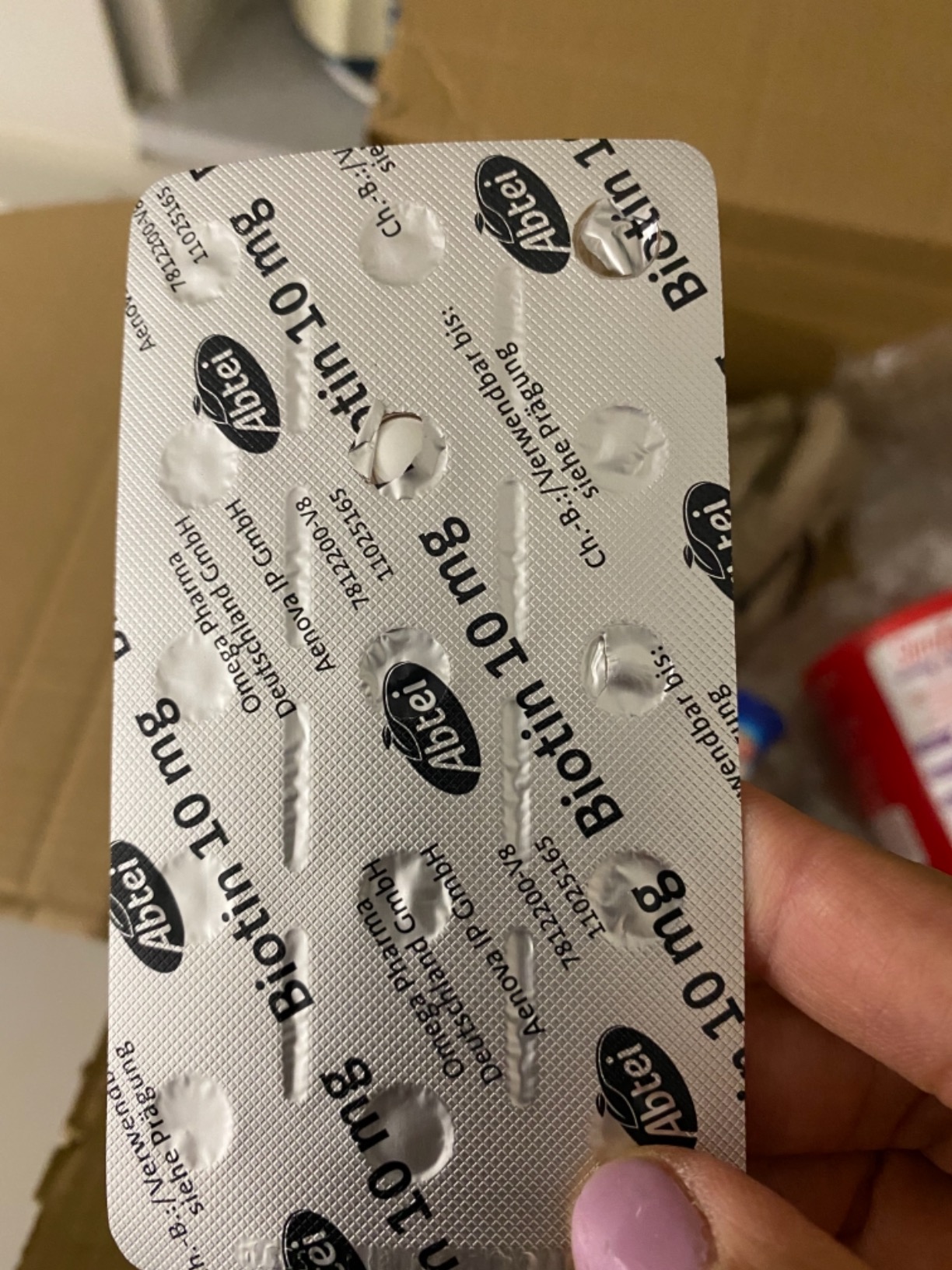 Gute Wirkung auf Nägel
