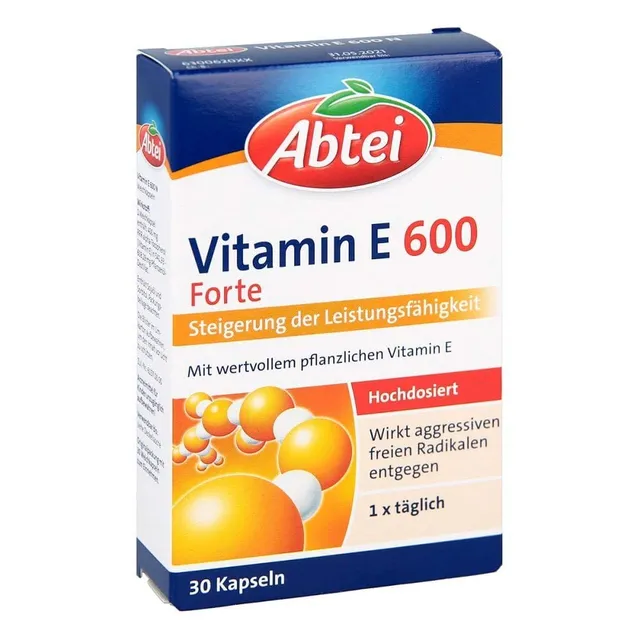 abtei-vitamin-e-600-forte-30-weichkapseln image 1