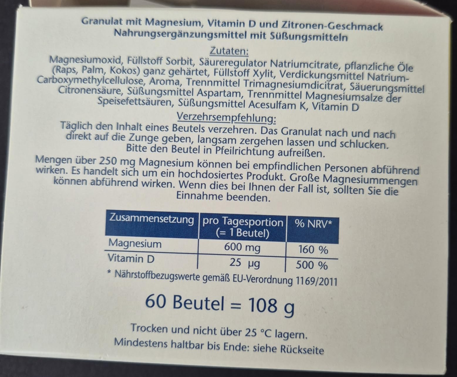 Nicht jedermanns Geschmack