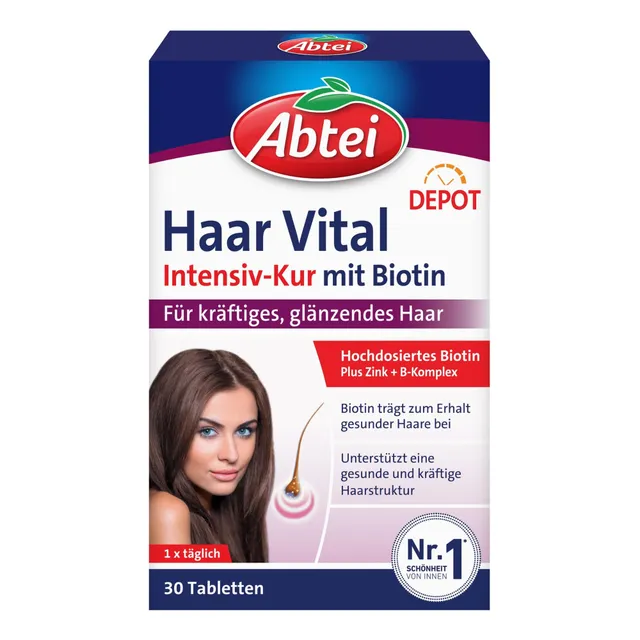 abtei-haar-vital-intensiv-kur-depot-tabletten image 1