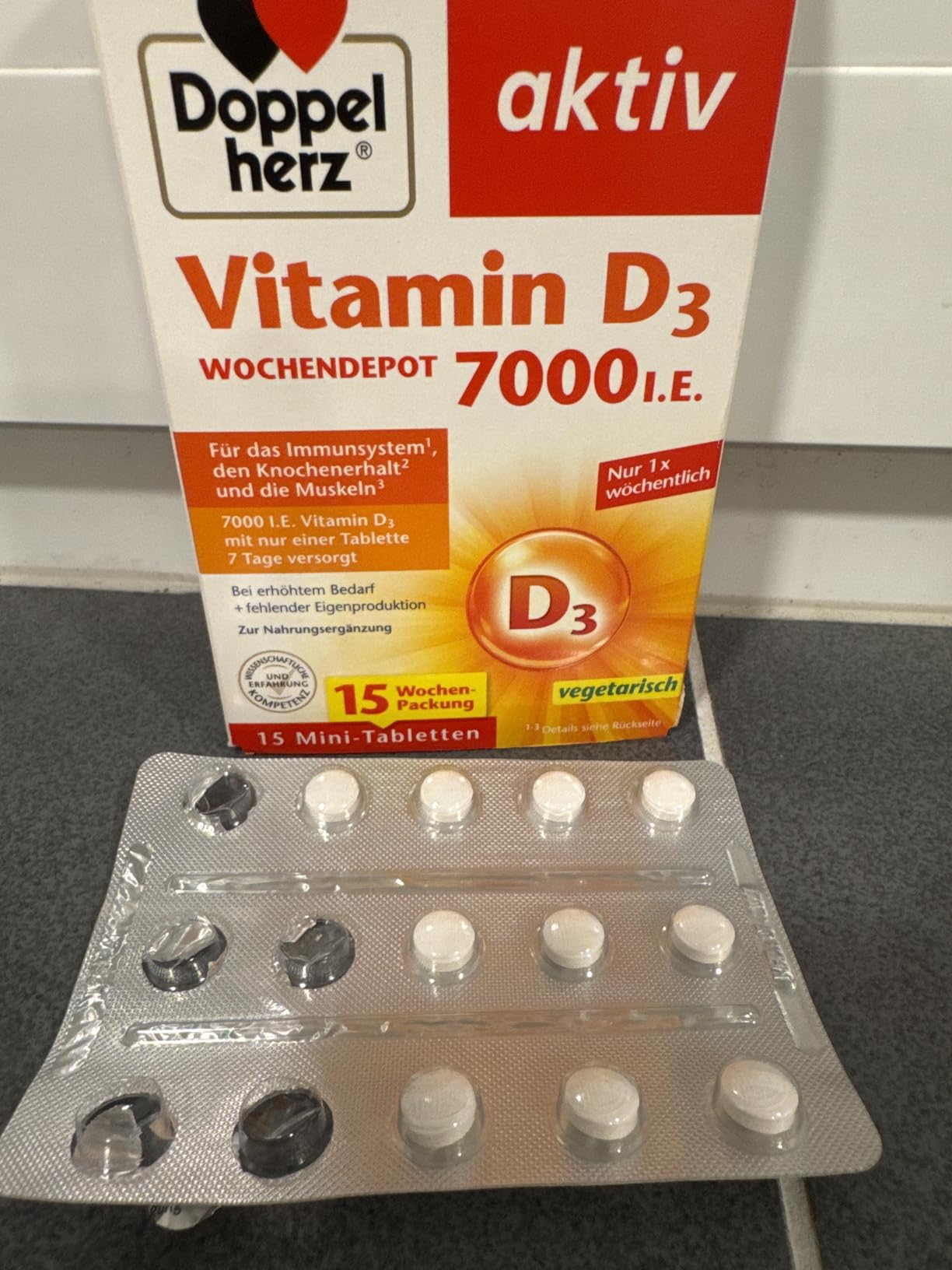 Endlich nur einmal pro Woche