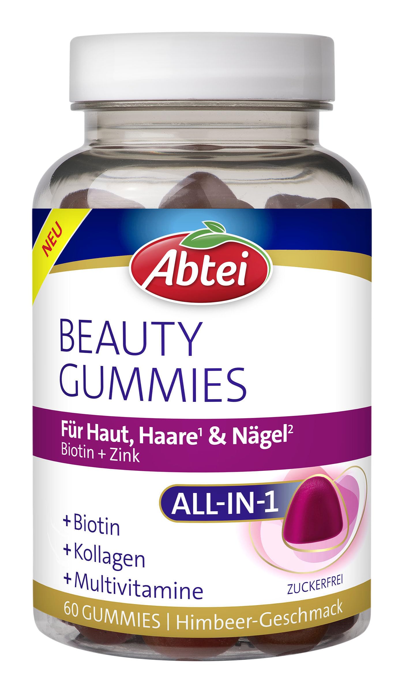 abtei-beauty-gummies-kollagen-mit-biotin-zink-60-st image 1