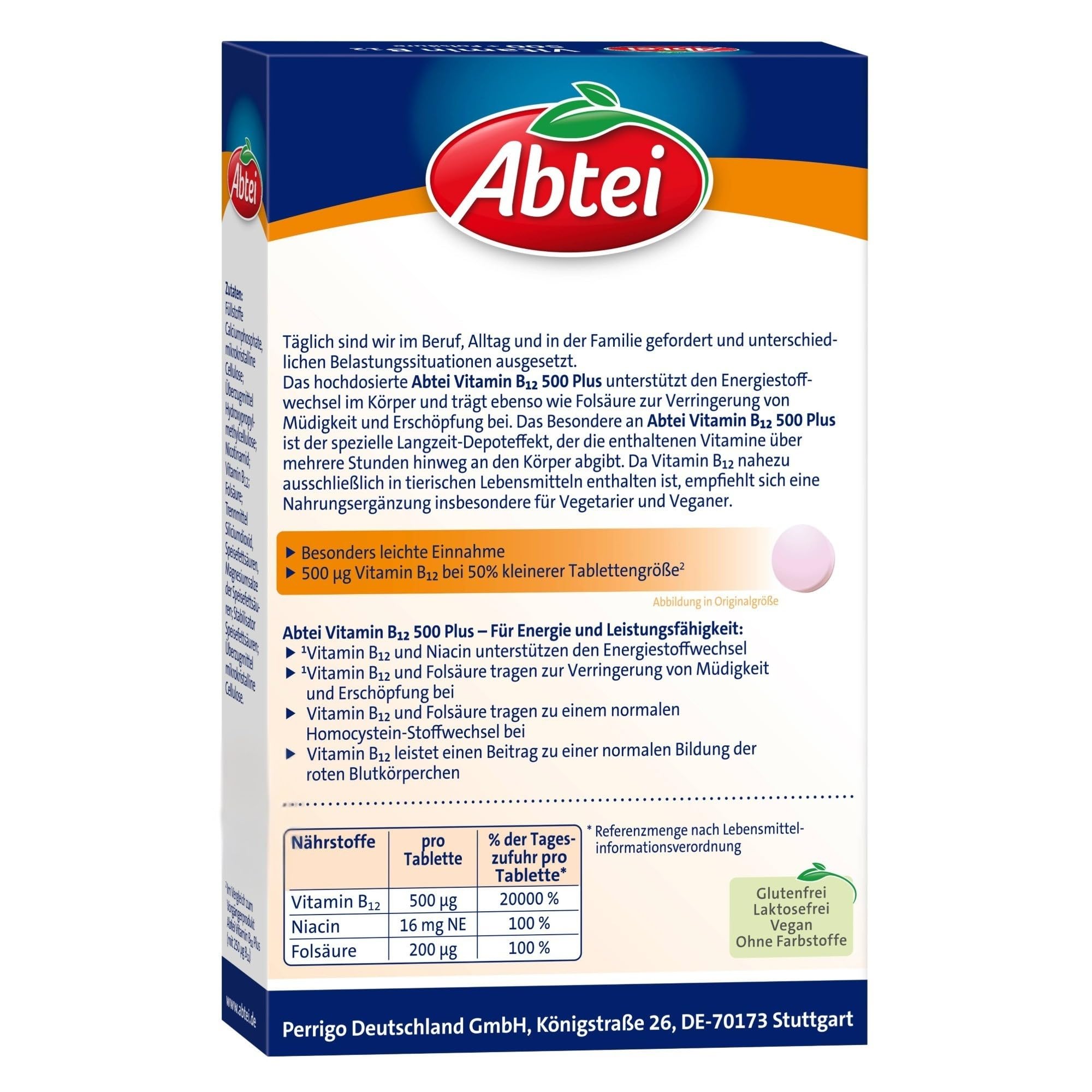 abtei-vitamin-b12-plus-fols-ure-depot-30-tabletten image 2