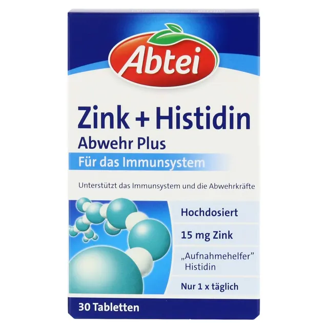 abtei-zink-histidin-abwehr-plus-30-tabletten image 1