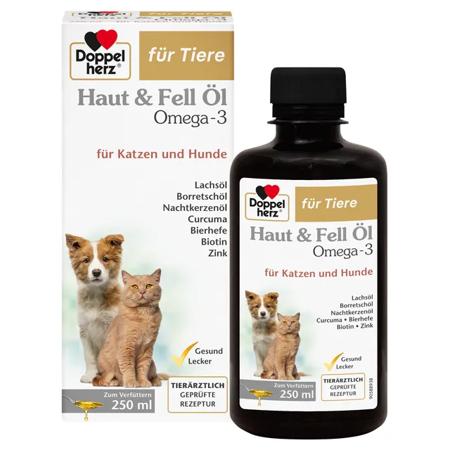 doppelherz-f-r-tiere-haut-und-fell-l-f-r-katzen-und-hunde-250-ml image 1