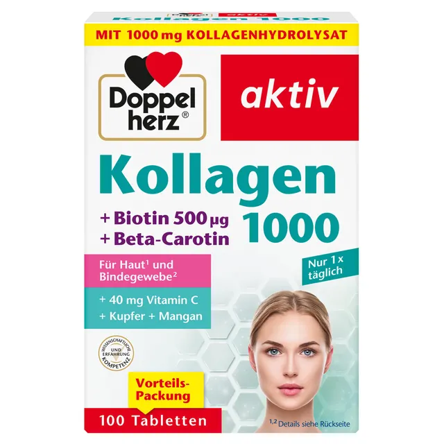 doppelherz-kollagen-1000-biotin-beta-carotin-tabletten-100-tabletten image 1